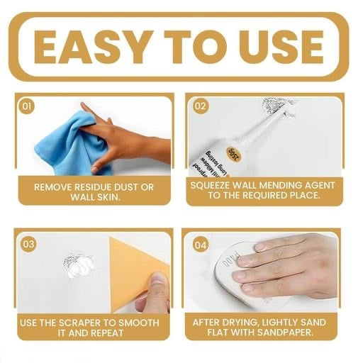 Wall repair paste wall crack repair, crack filler paste, wall hole filler waterproof.