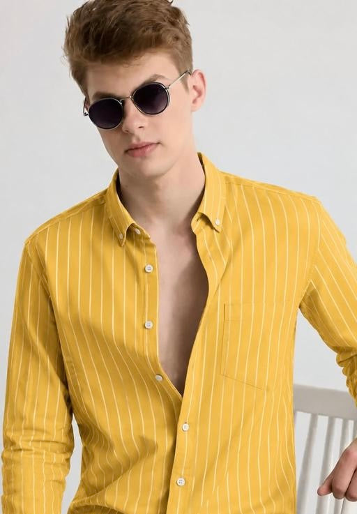 Men’s Shirts | Trending Old money Men’s Stripes Formal Shirts