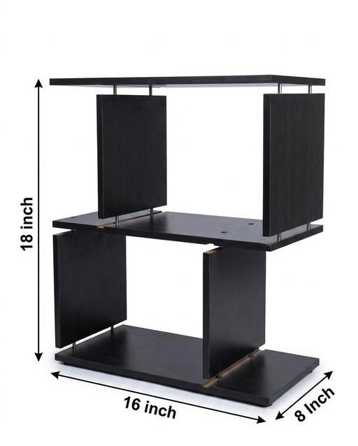 Wooden Table Shelf | Modern Zigzag Wooden Display Shelf |
Multipurpose Bookcase & Decorative Shelf
