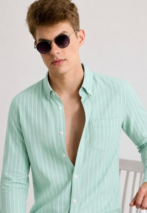 Men’s Shirts | Trending Old money Men’s Stripes Formal Shirts