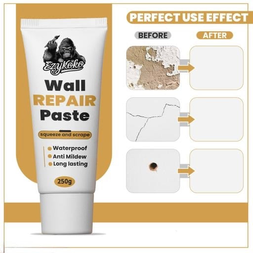 Wall repair paste wall crack repair, crack filler paste, wall hole filler waterproof.