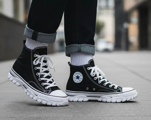 Converse Black high top