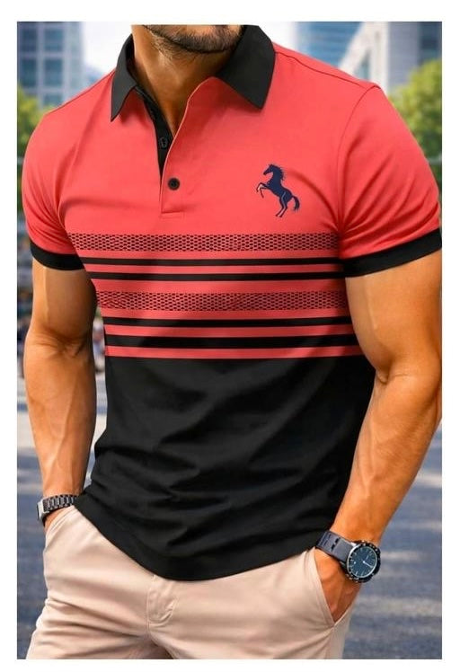 Blissbell Men’s Printed Collar Polo Neck
Half Sleeve T-Shirt Combo Pack of 3